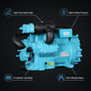 저온 30HP 2단 냉동 압축기 YBF6F-30.2DS