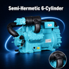 저온 30HP 2단 냉동 압축기 YBF6F-30.2DS